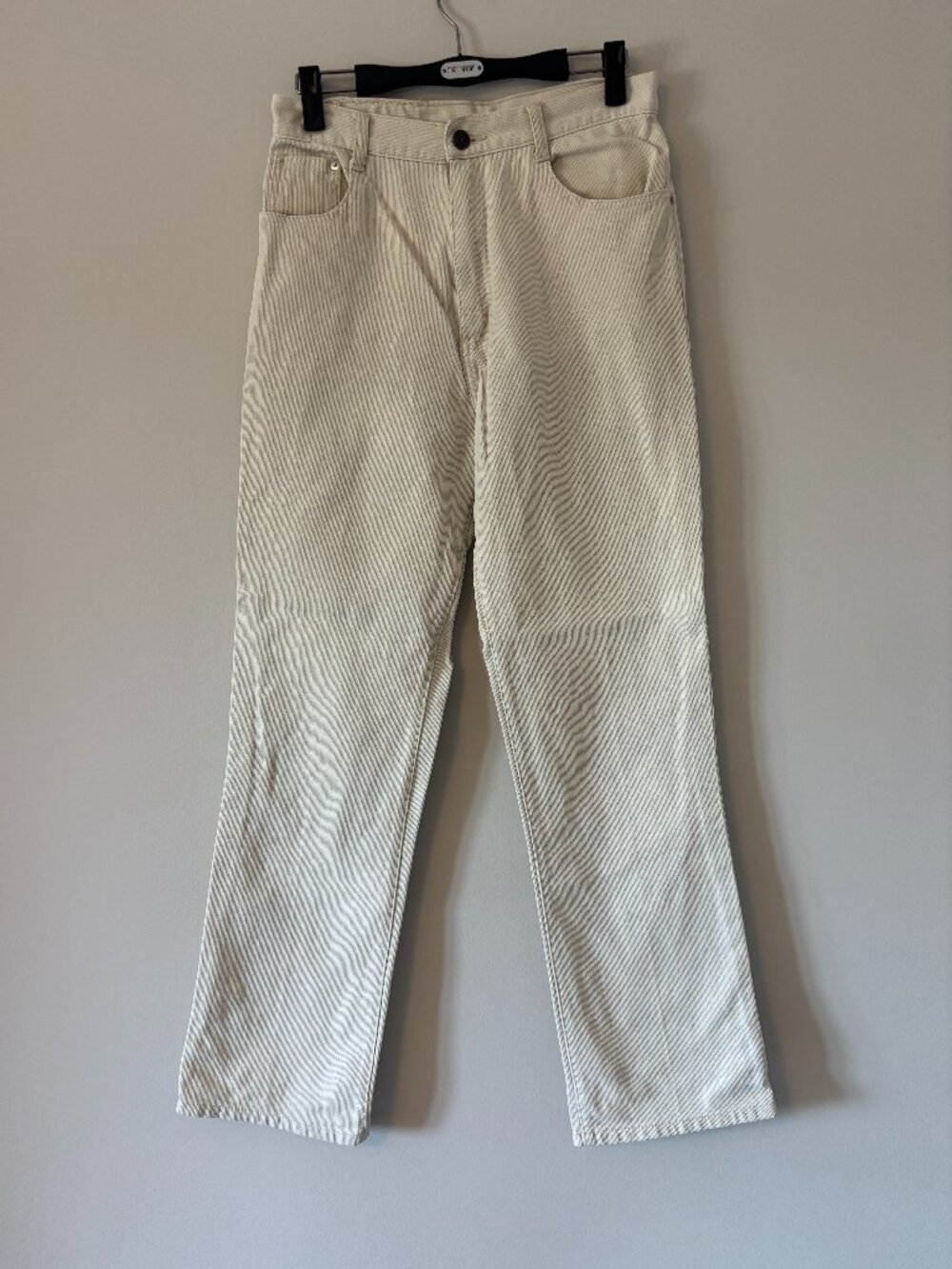 Vintage Corduroy Beige Cream Straight leg Pants Size 28